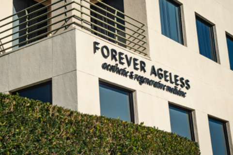 Desk at Forever Ageless MedSpa in Newport Beach